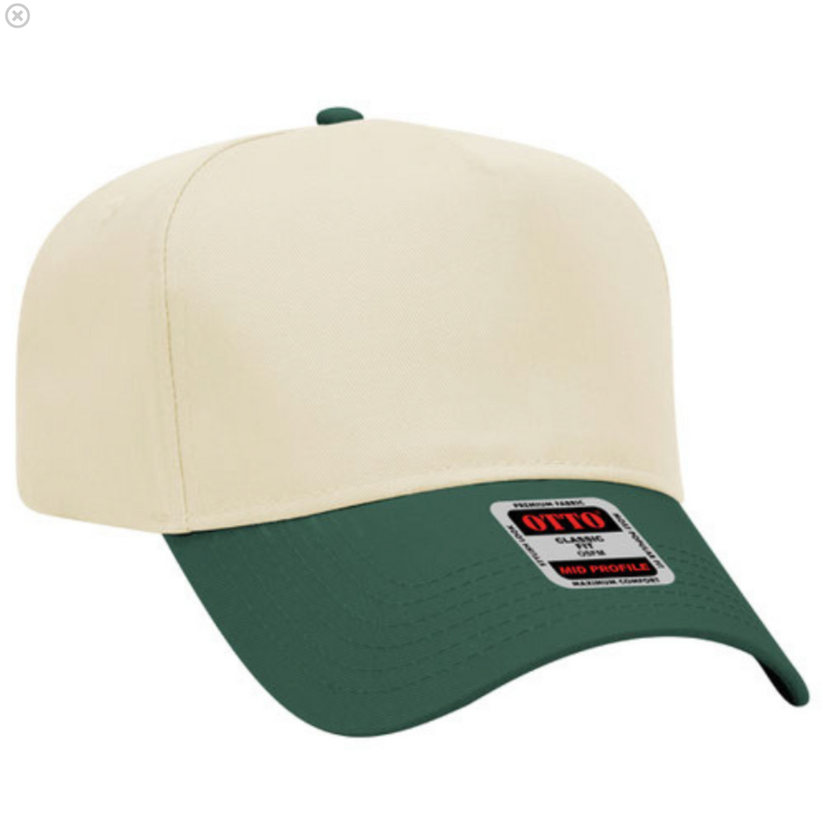 Otto Cap 31-069 5-Panel Mid Profile Baseball Cap