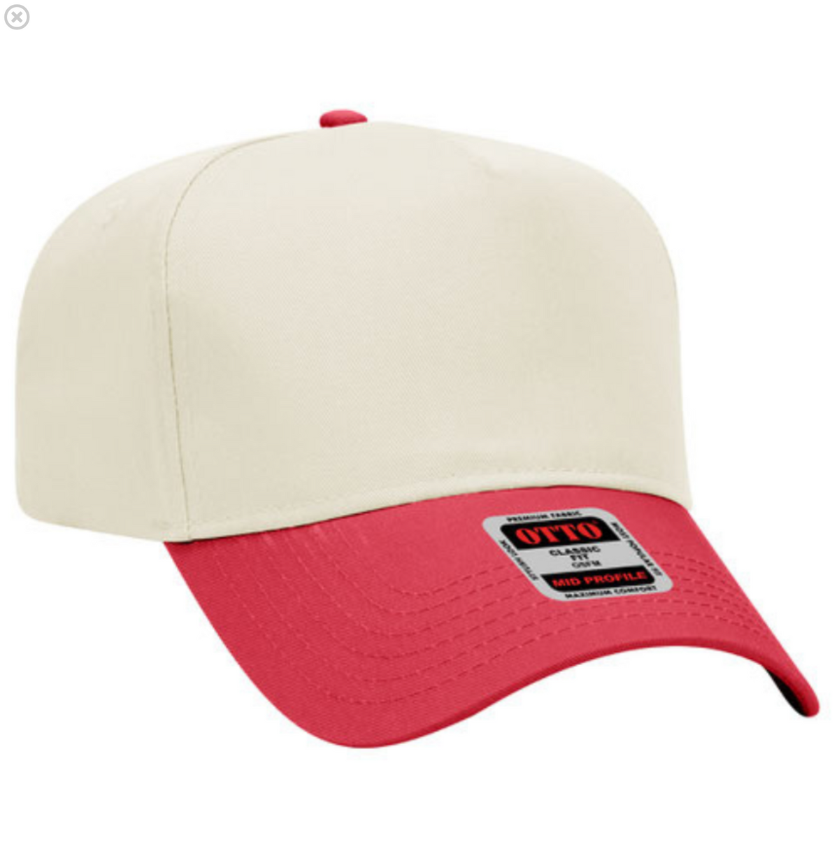 Otto Cap 31-069 5-Panel Mid Profile Baseball Cap