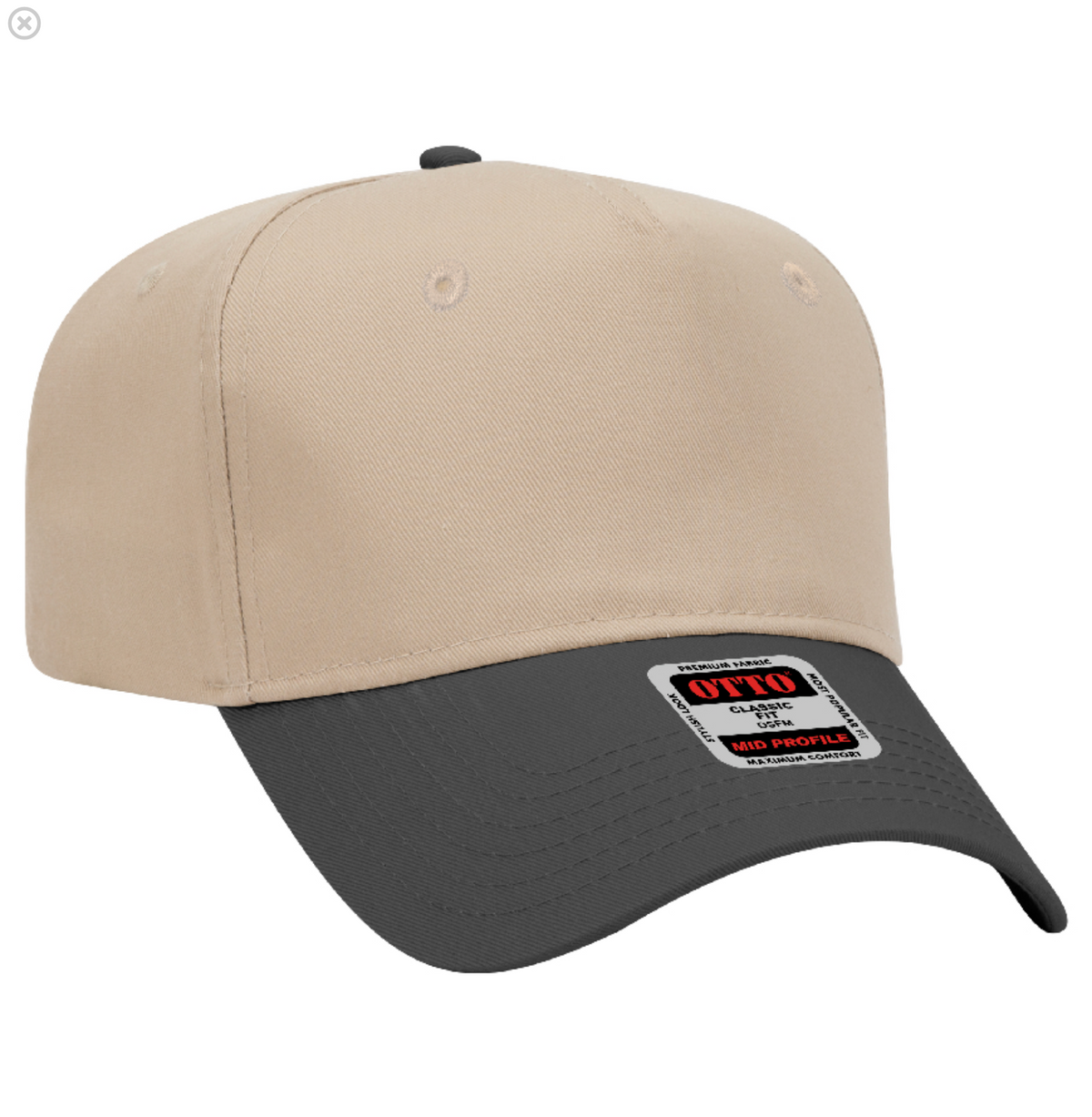 Otto Cap 31-069 5-Panel Mid Profile Baseball Cap