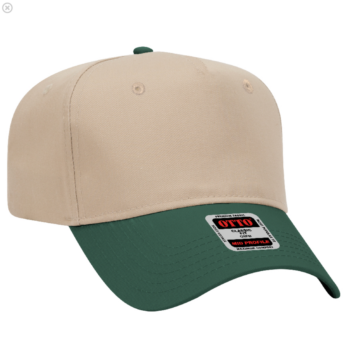 Otto Cap 31-069 5-Panel Mid Profile Baseball Cap