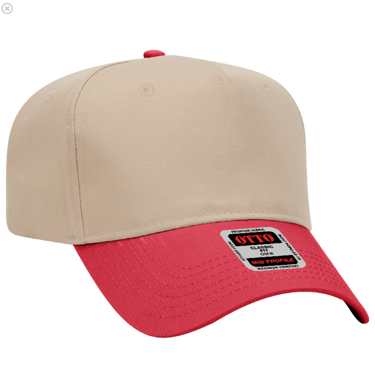 Otto Cap 31-069 5-Panel Mid Profile Baseball Cap