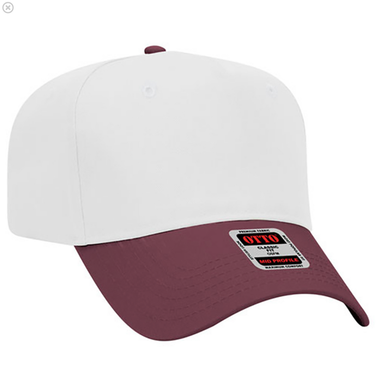 Otto Cap 31-069 5-Panel Mid Profile Baseball Cap