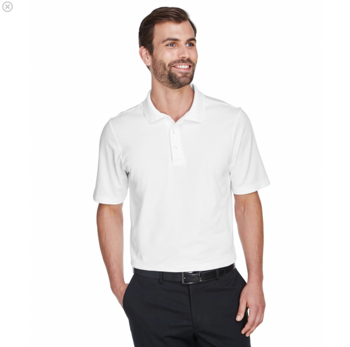 Devon & Jones DG20 CrownLux Performance Men's Plaited Polo