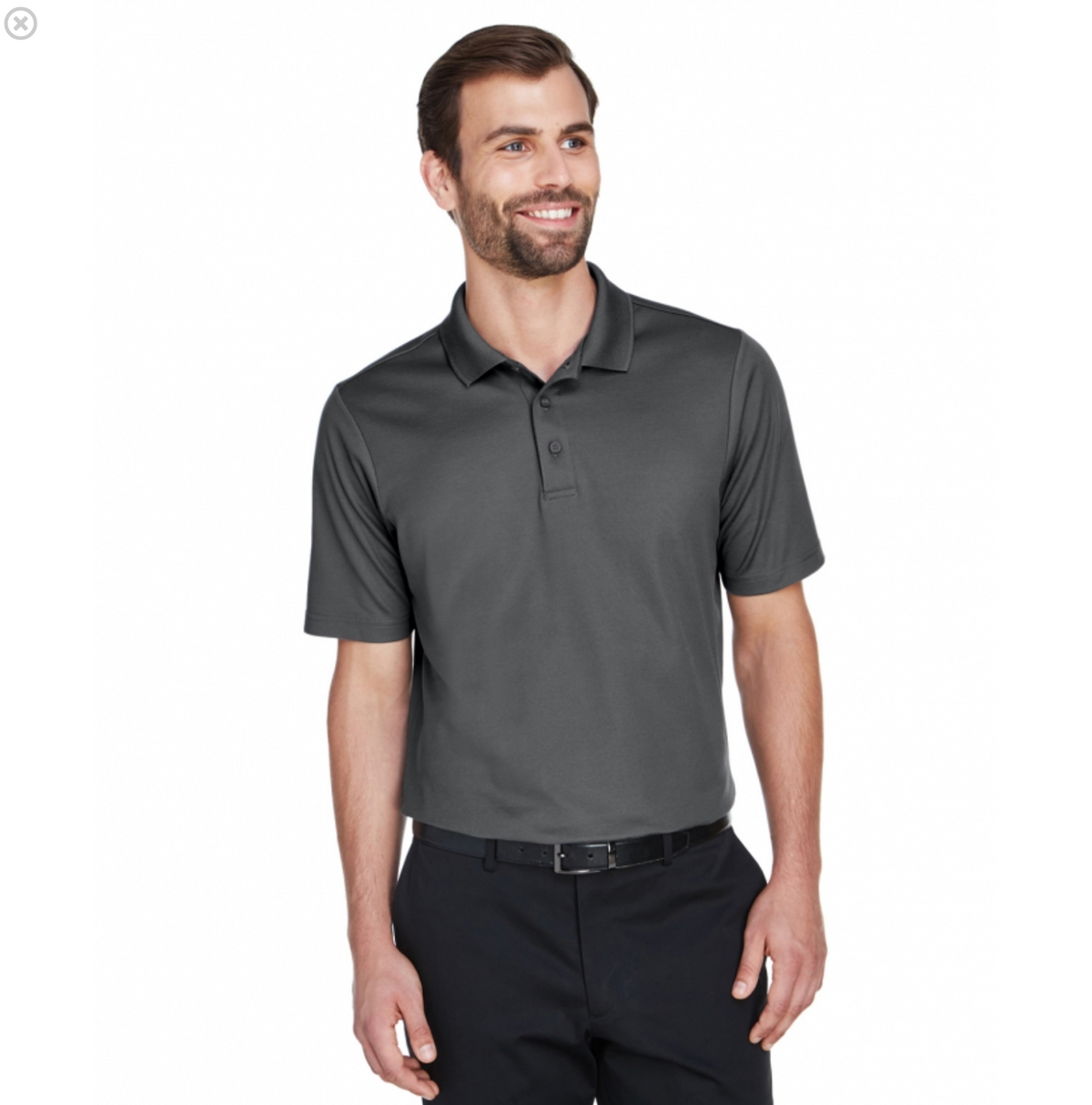 Devon & Jones DG20 CrownLux Performance Men's Plaited Polo