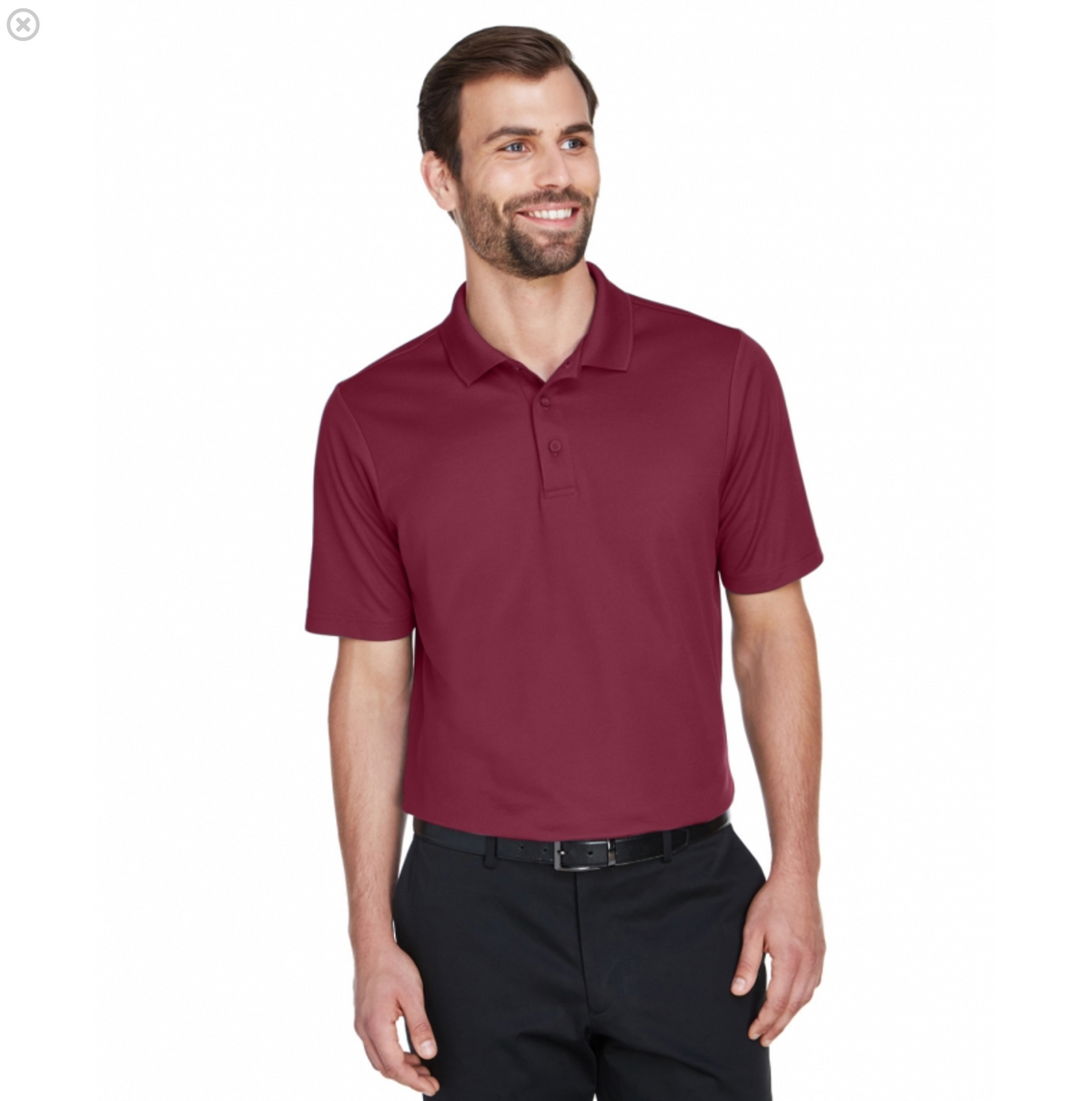 Devon & Jones DG20 CrownLux Performance Men's Plaited Polo